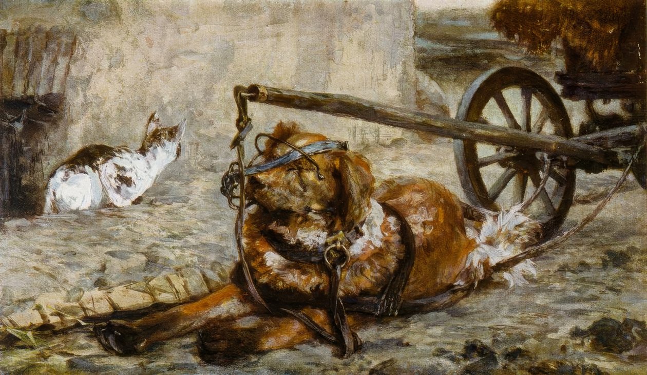A. Menzel, rajzoló kutya és macska alkotó: Adolph Menzel