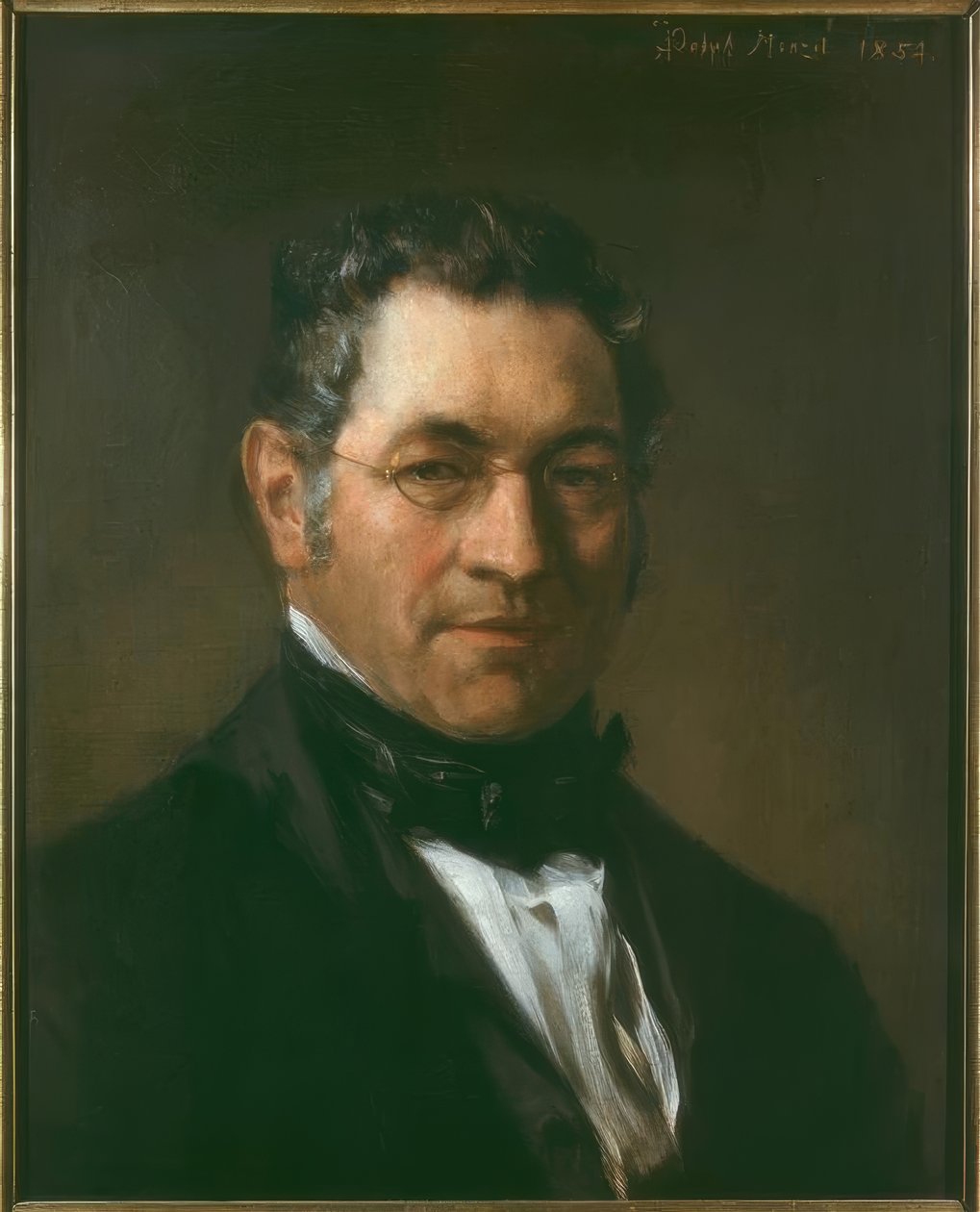 Egy úriember portréja alkotó: Adolph Menzel