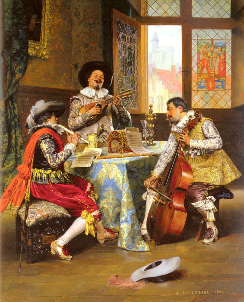 A Musical Trió alkotó: Adolphe Alexandre Lesrel