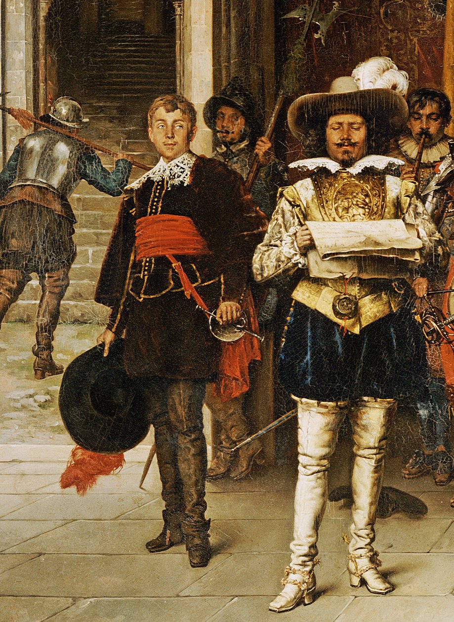 A király testőrei alkotó: Adolphe Alexandre Lesrel