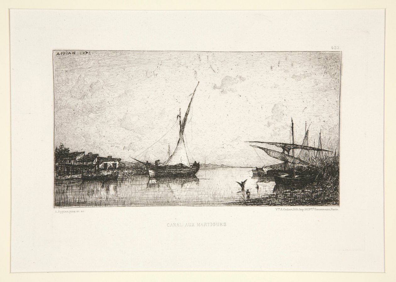Martigues-i csatorna alkotó: Adolphe Appian