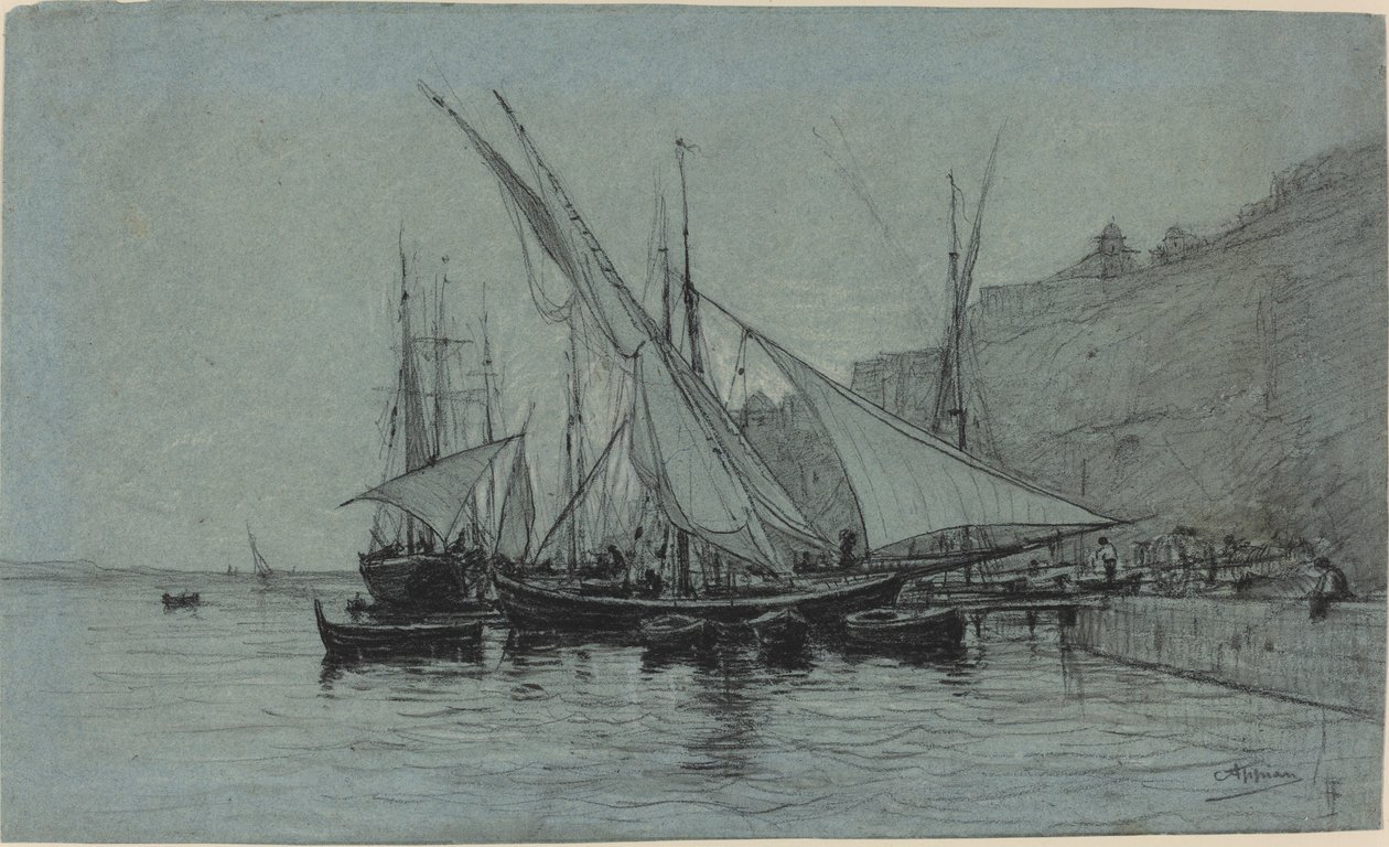 A monacói kikötő alkotó: Adolphe Appian