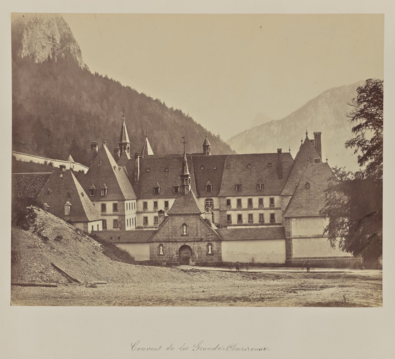 Grande-Chartreuse-i kolostor. alkotó: Adolphe Braun