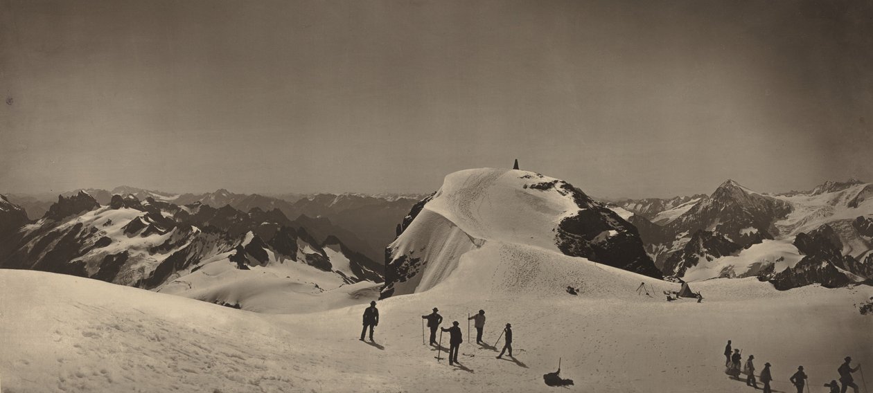 Mont Titlis csúcsa, Svájc, 1866. alkotó: Adolphe Braun