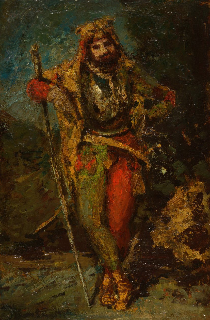 Mephisto az Opera Faustból, 187086. alkotó: Adolphe Monticelli