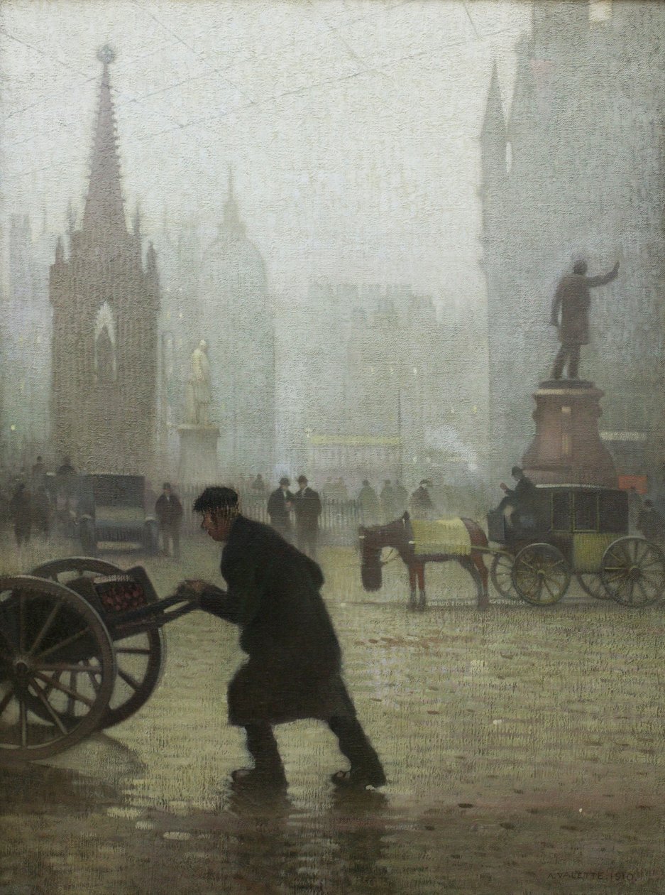 Albert Square, Manchester alkotó: Adolphe Valette