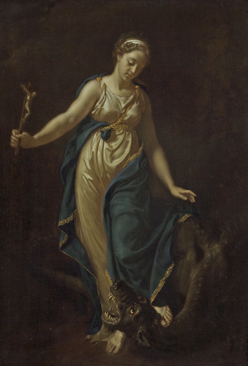 Szent Margit és a sárkány, 1714 alkotó: Adriaan van der Werff