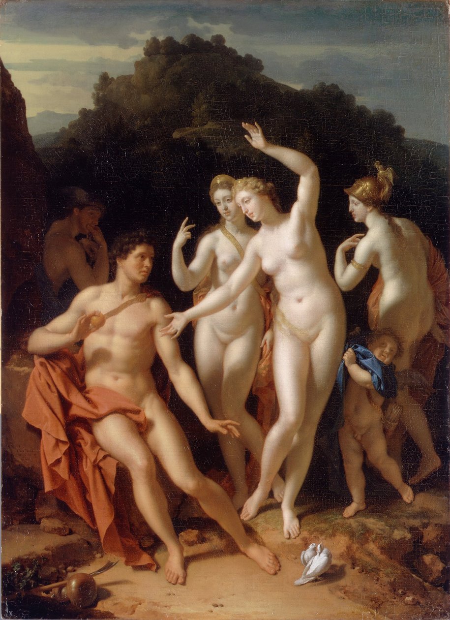 A párizsi ítélet, 1716 alkotó: Adriaan van der Werff