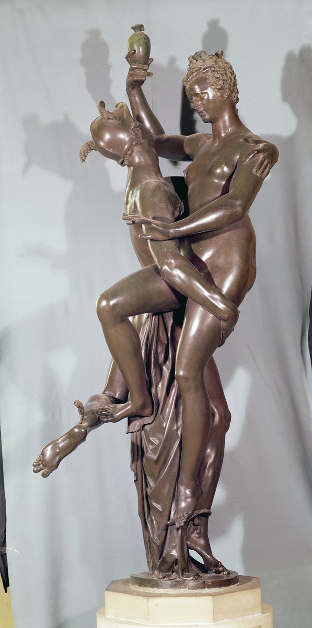 Merkúr és Psyche, 1593 (bronz) alkotó: Adriaen de Vries