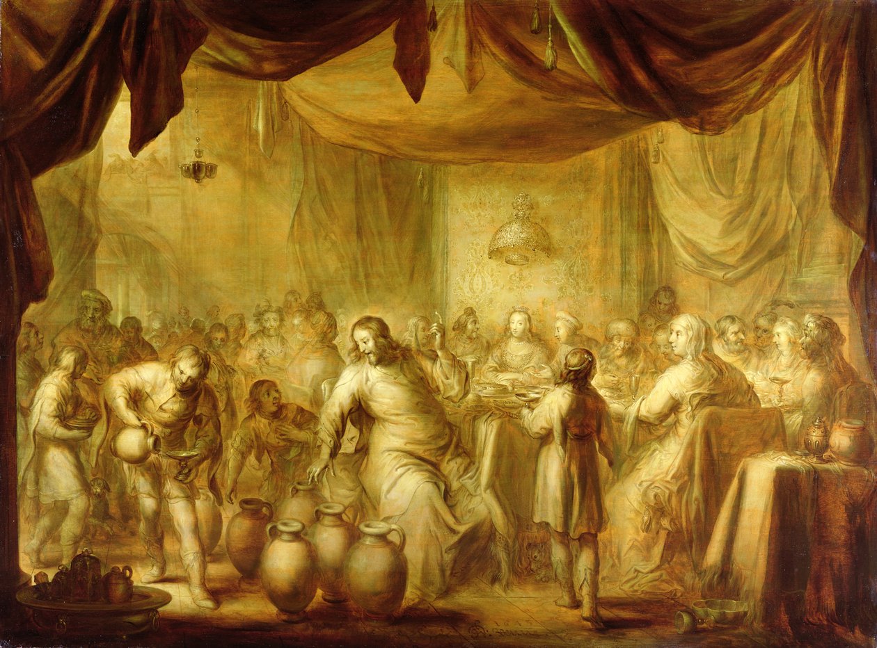 Házasság Kánában alkotó: Adriaen van de Venne