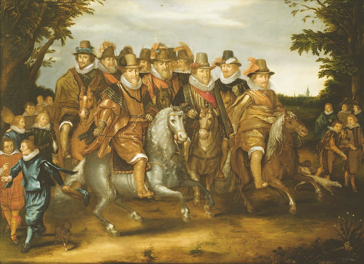 Orange hercegei alkotó: Adriaen van de Venne