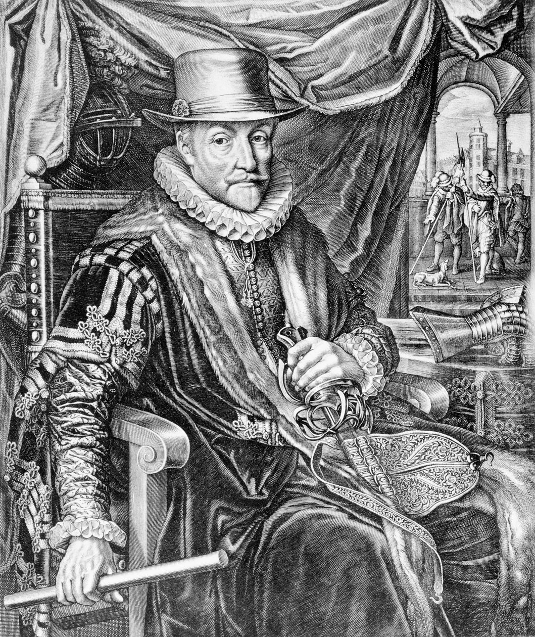 I. Vilmos, narancsos herceg, Willem Jacobsz Delff metszete, 1623 alkotó: Adriaen van de Venne