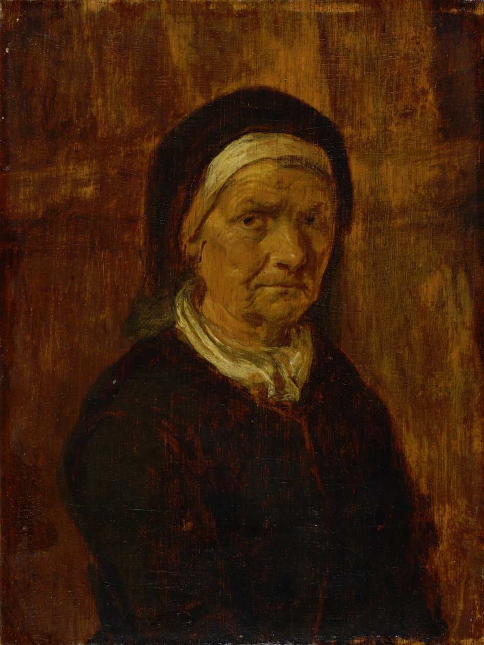Öregasszony alkotó: Adriaen Brouwer