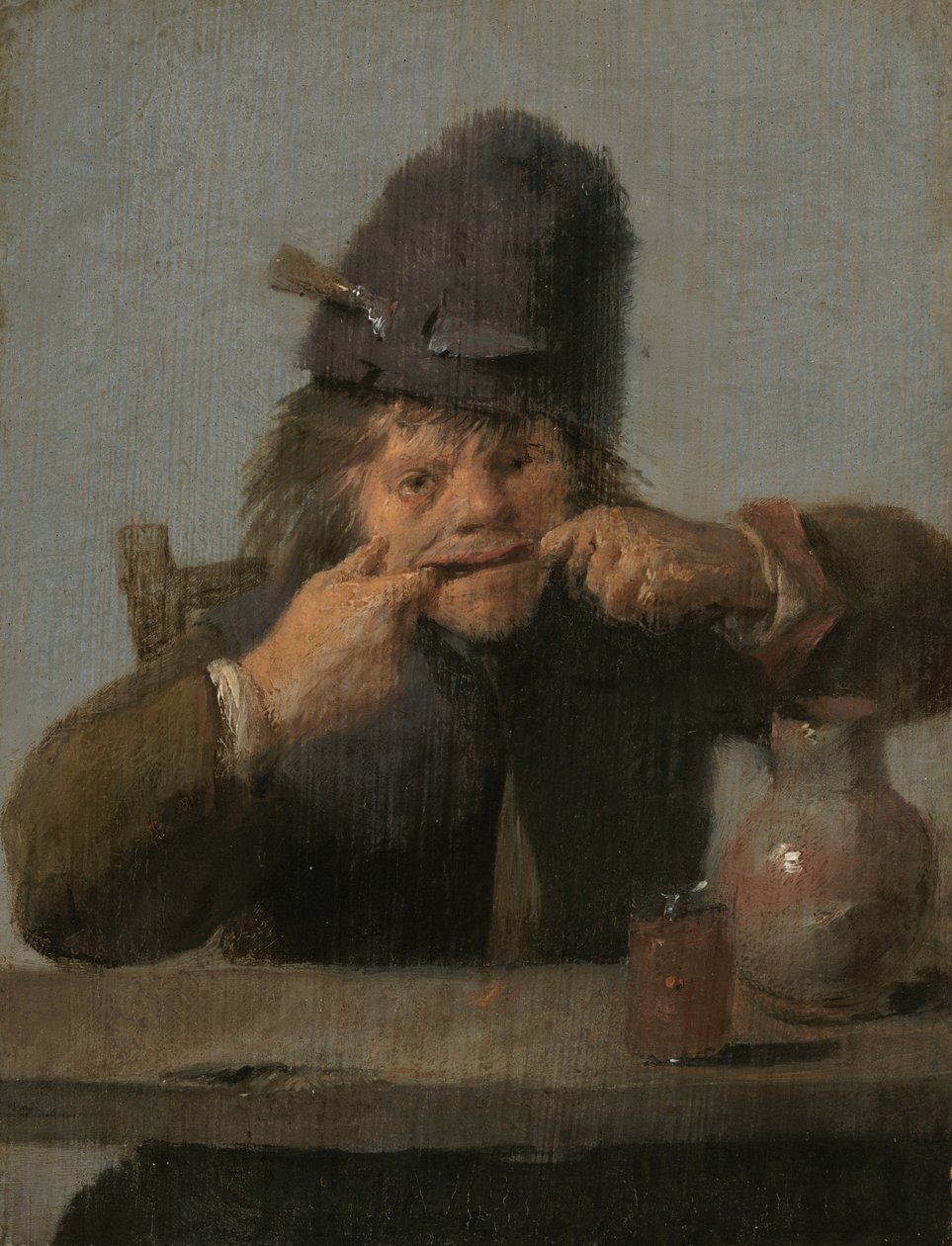 Fiatalok arcképes, c. 16321635. alkotó: Adriaen Brouwer