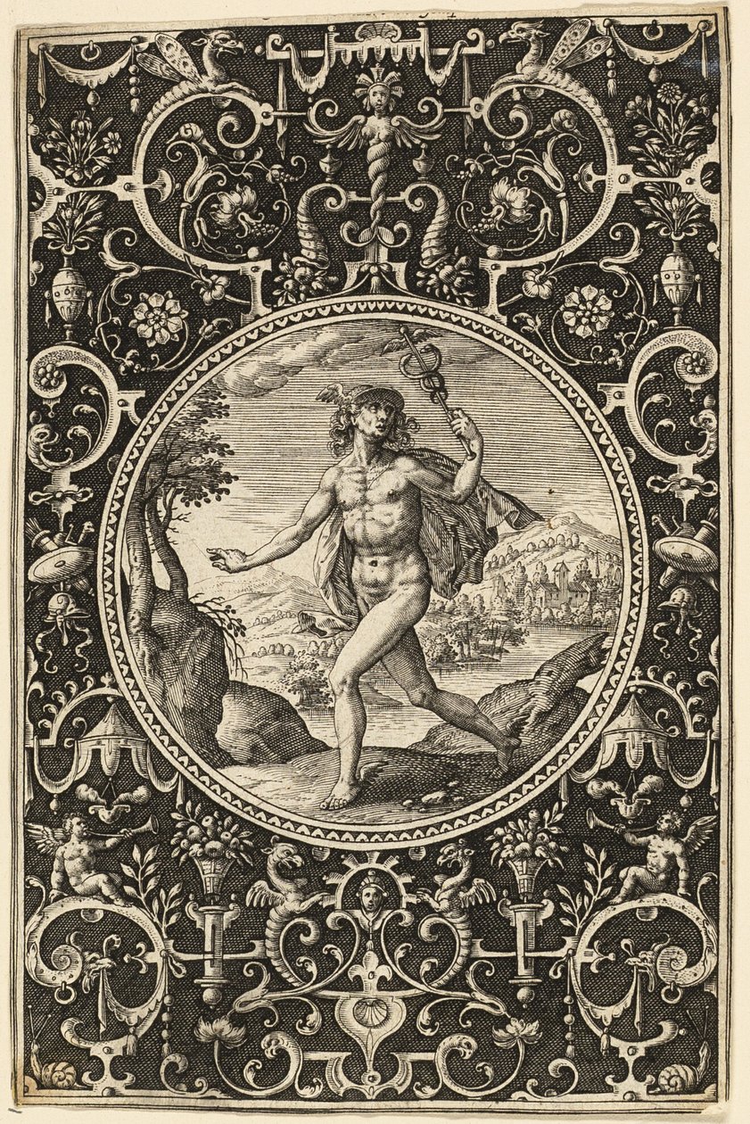 Merkúr alkotó: Adriaen Collaert