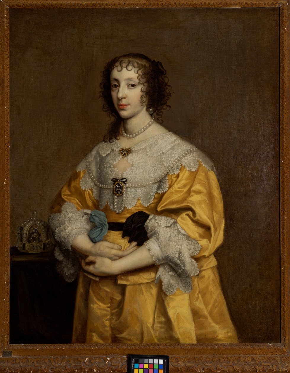 Henrietta Mária, I. Károly királynője (1609-1680) alkotó: Adriaen Hanneman