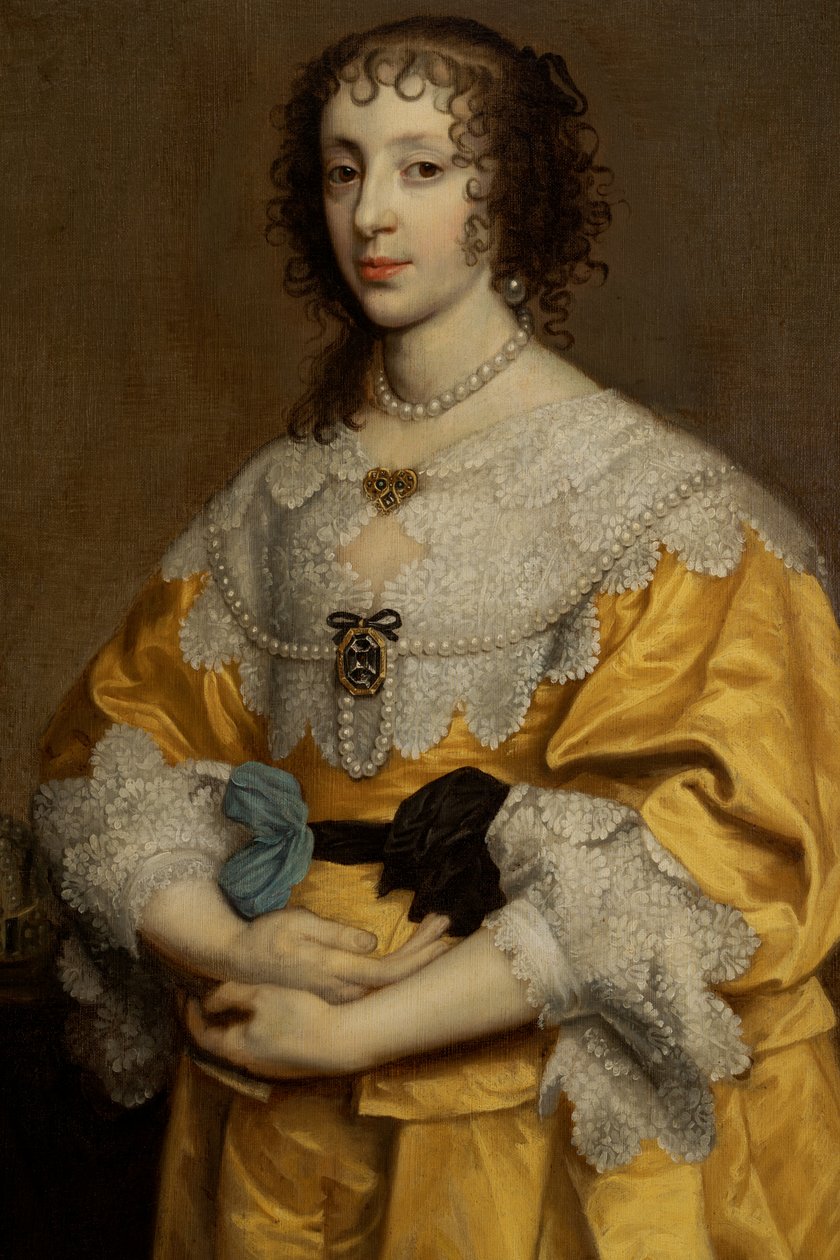 Henrietta Mária, I. Károly királynője (1609-1680) alkotó: Adriaen Hanneman