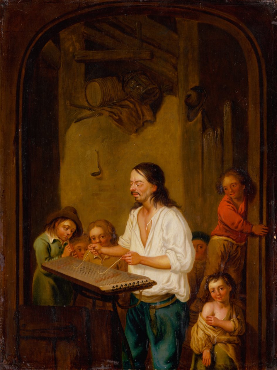 A cimbalomjátékos, 1675. alkotó: Adriaen Jansz. van Ostade