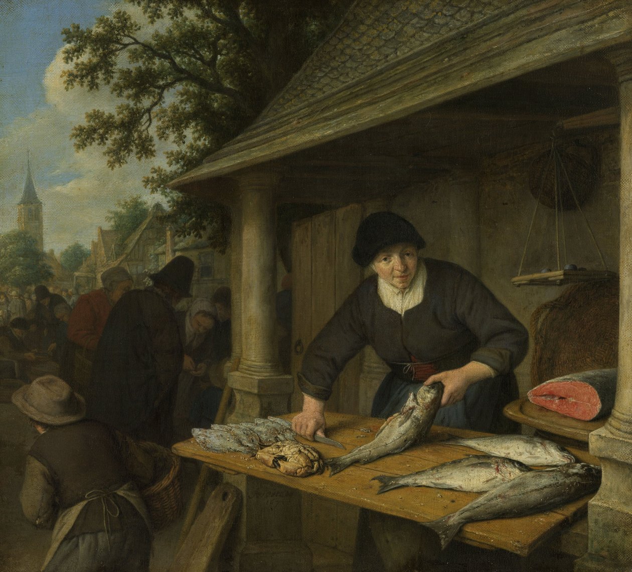 A Halasszony alkotó: Adriaen Jansz. van Ostade