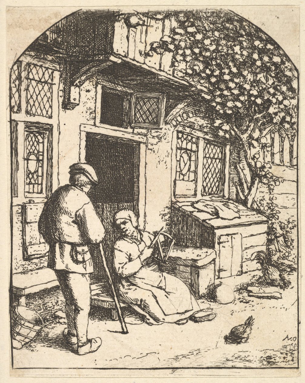 The Winder, 1610-85. alkotó: Adriaen Jansz. van Ostade