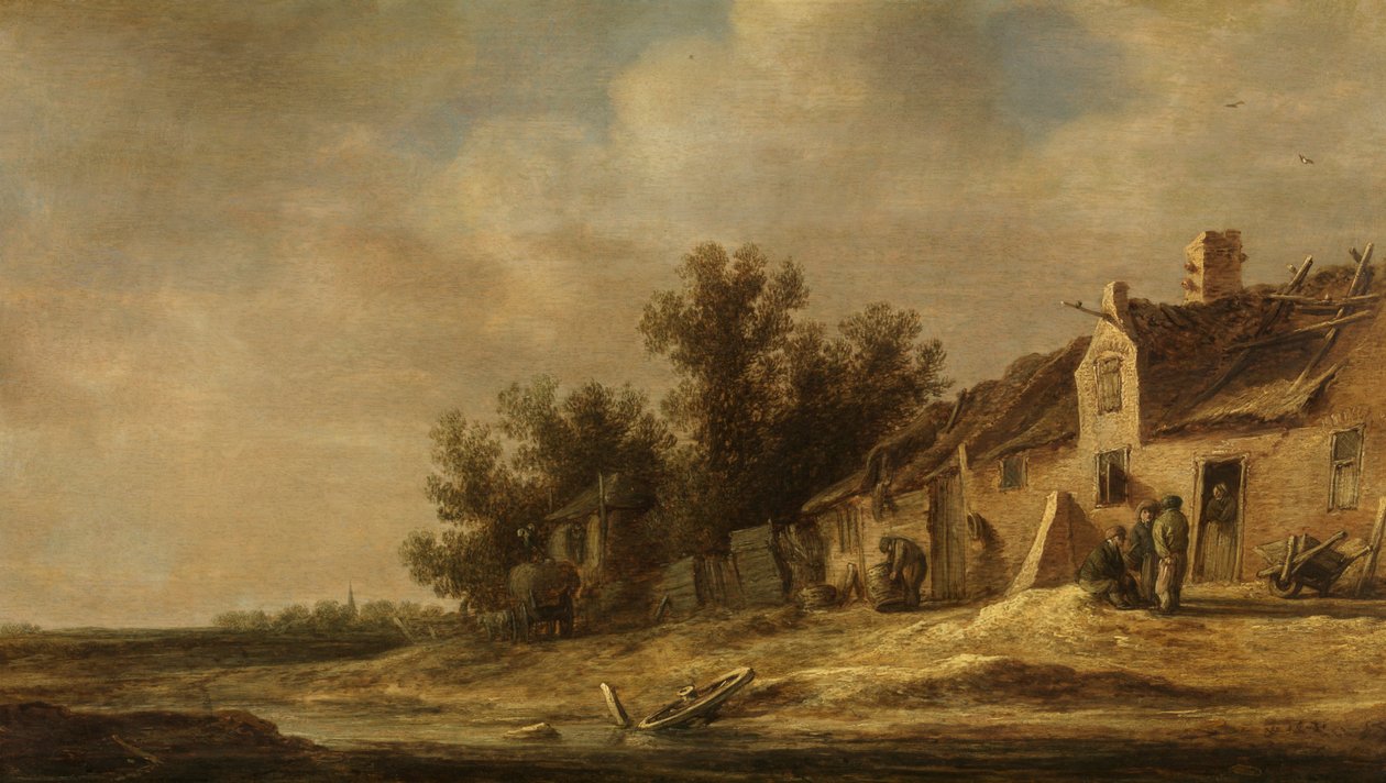 Táj (olaj a panelen) alkotó: Adriaen Thomasz Key