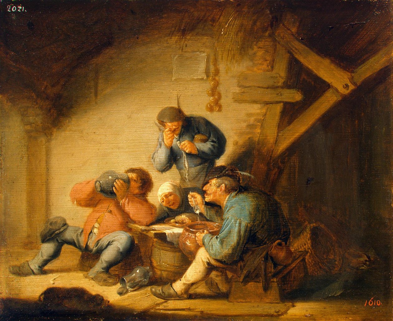 Ízérzékelés alkotó: Adriaen van Ostade
