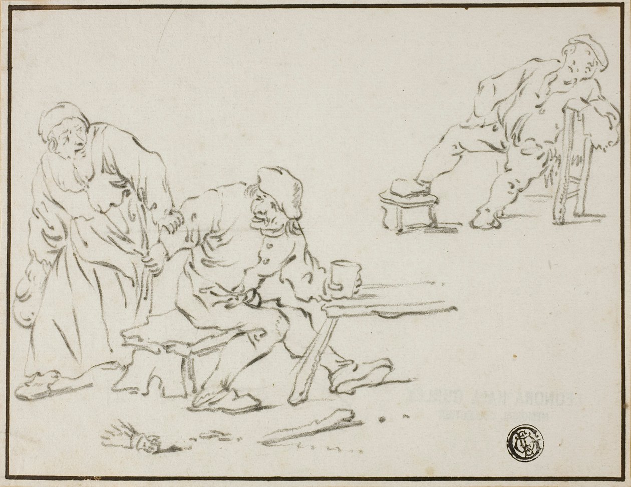 Taverna jelenet alkotó: Adriaen van Ostade