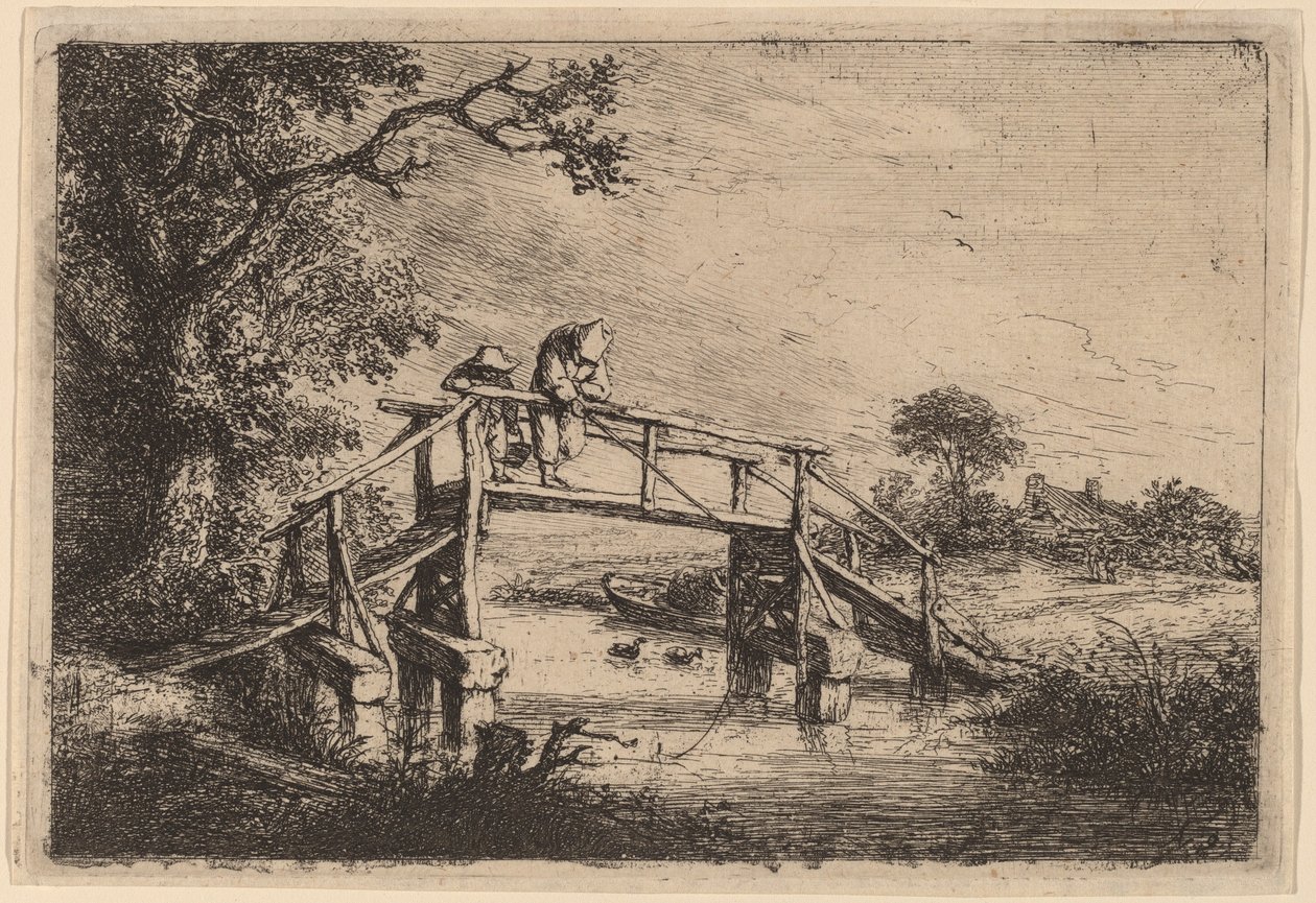 A Horgász alkotó: Adriaen van Ostade