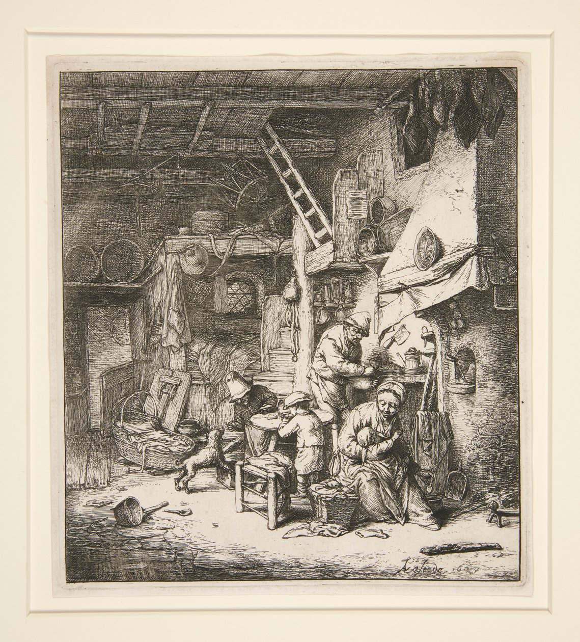 A család alkotó: Adriaen van Ostade
