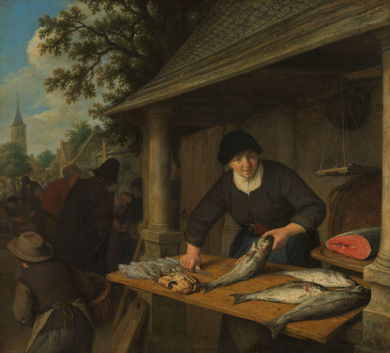 A Halasszony alkotó: Adriaen van Ostade