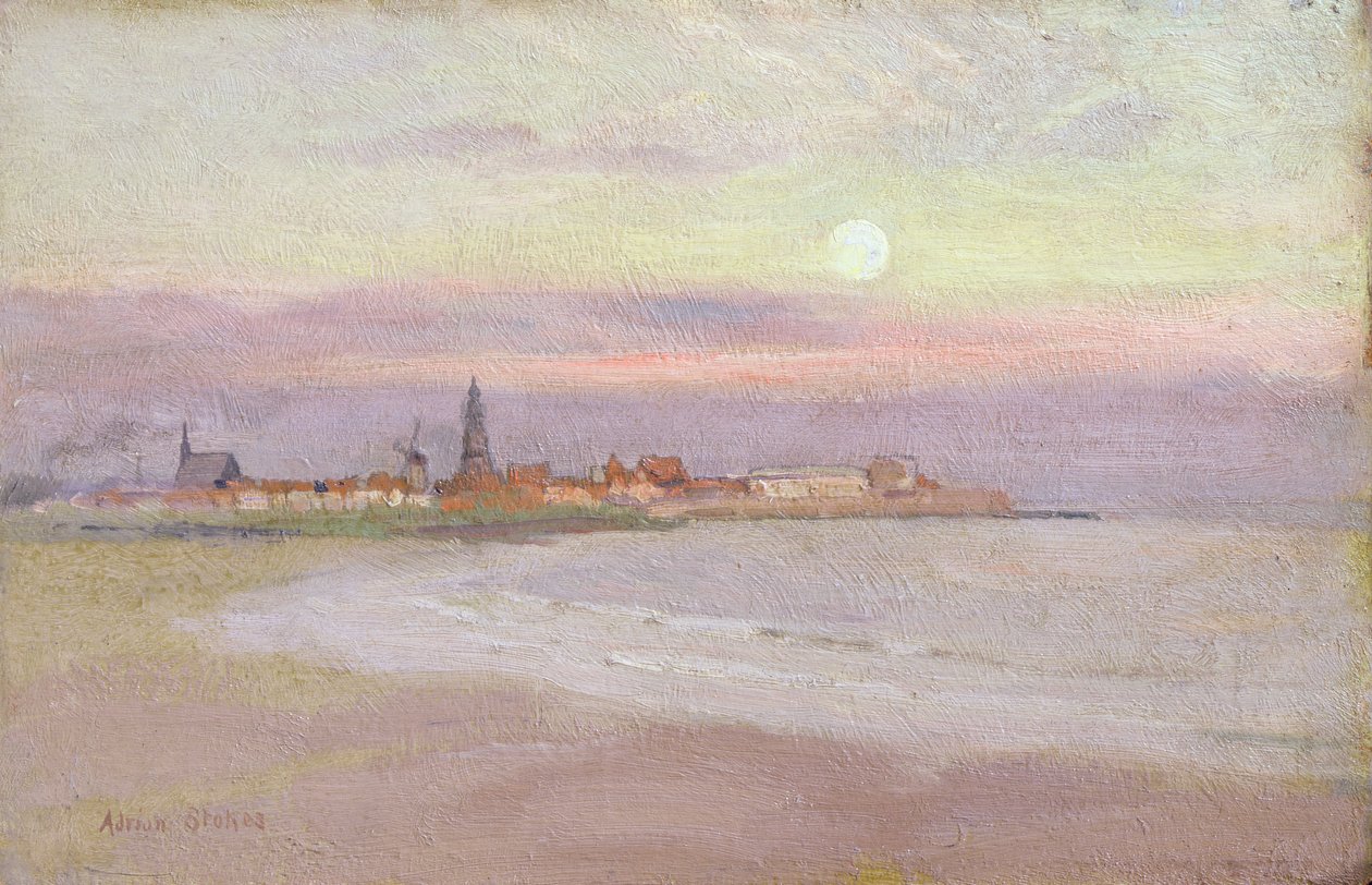 Frieslandi falu, 1900 alkotó: Adrian Scott Stokes