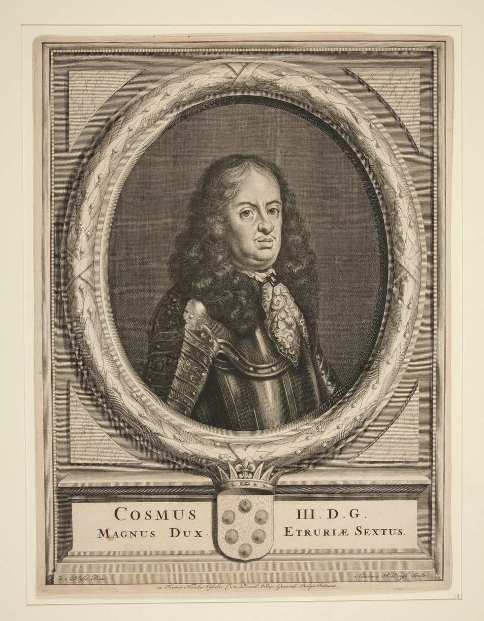 Cosimo III (31 portréból 1) alkotó: Adrian Haelwegh