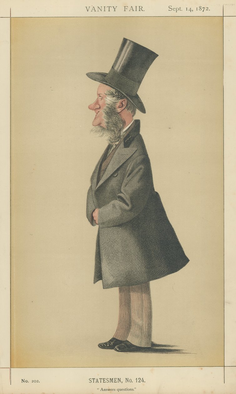 Lord Enfield (színes litográfia) alkotó: Adriano Cecioni