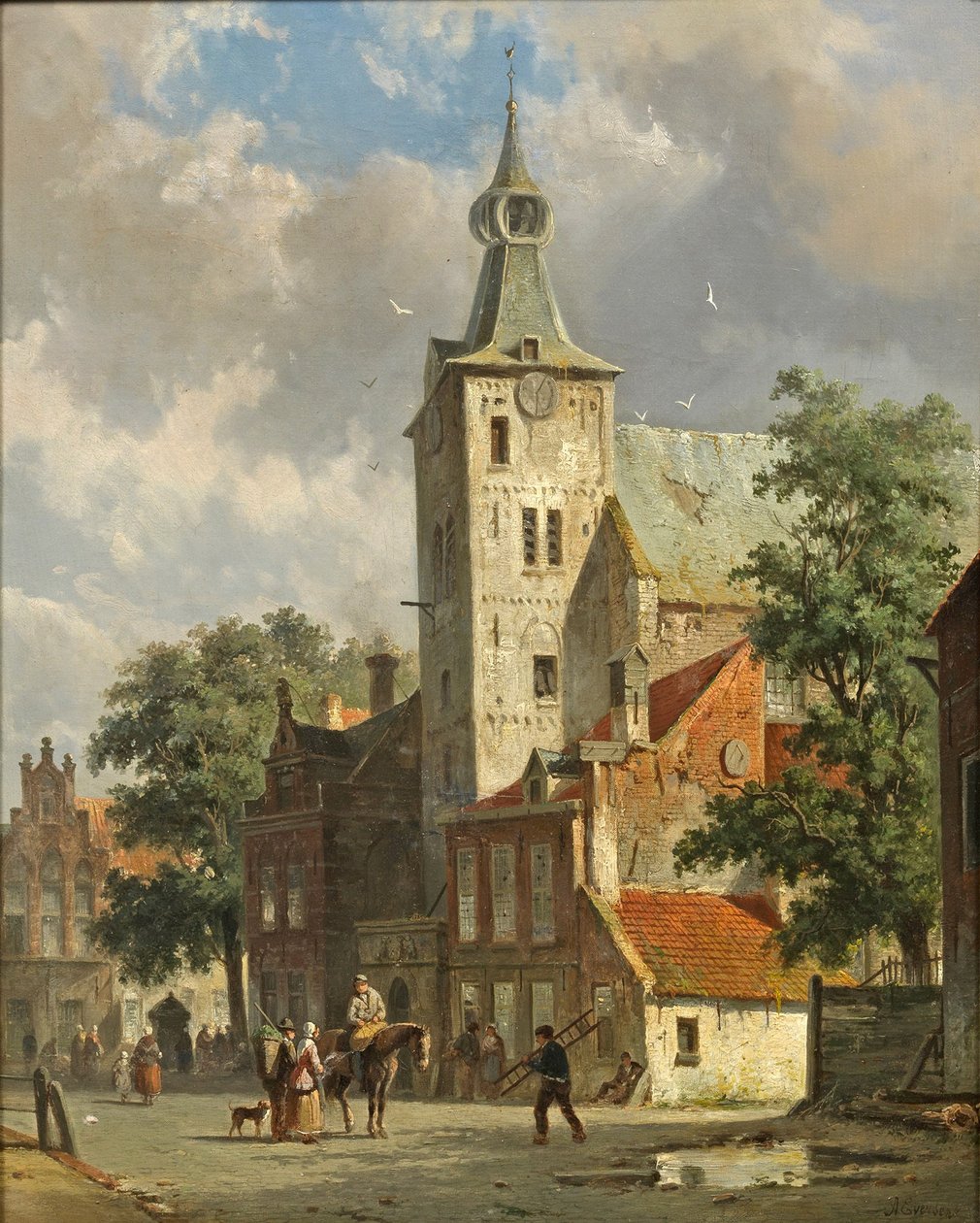 Adrianus Eversen - holland városnézés alkotó: Adrianus Eversen