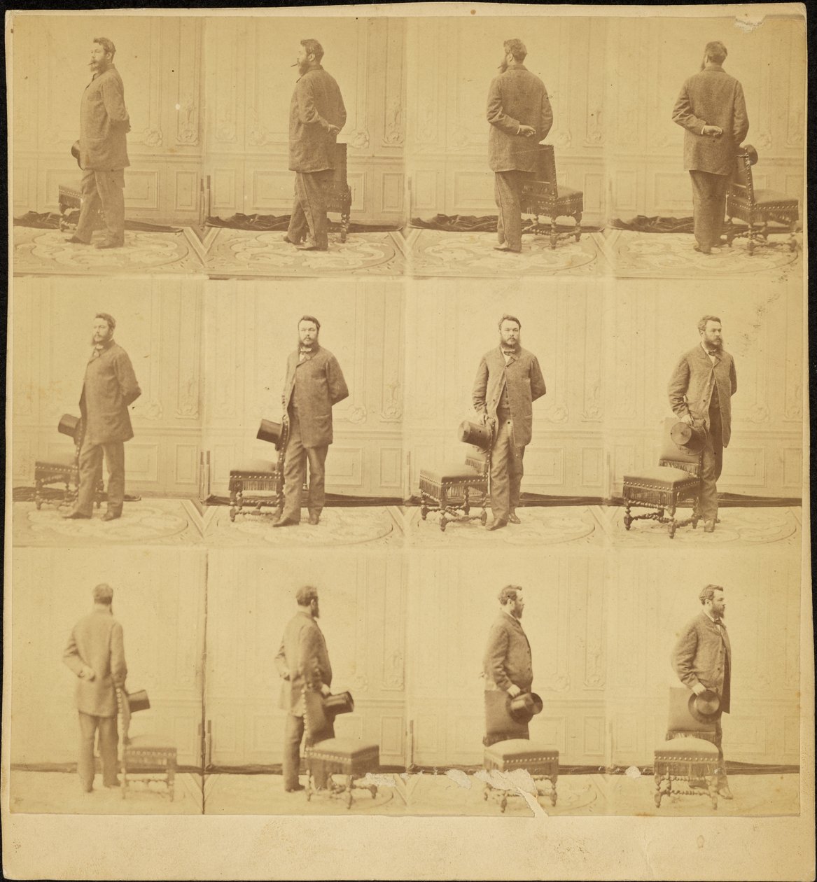 Adrien Tournachon (1825-1903), Önarckép, több kép alkotó: Adrien Tournachon