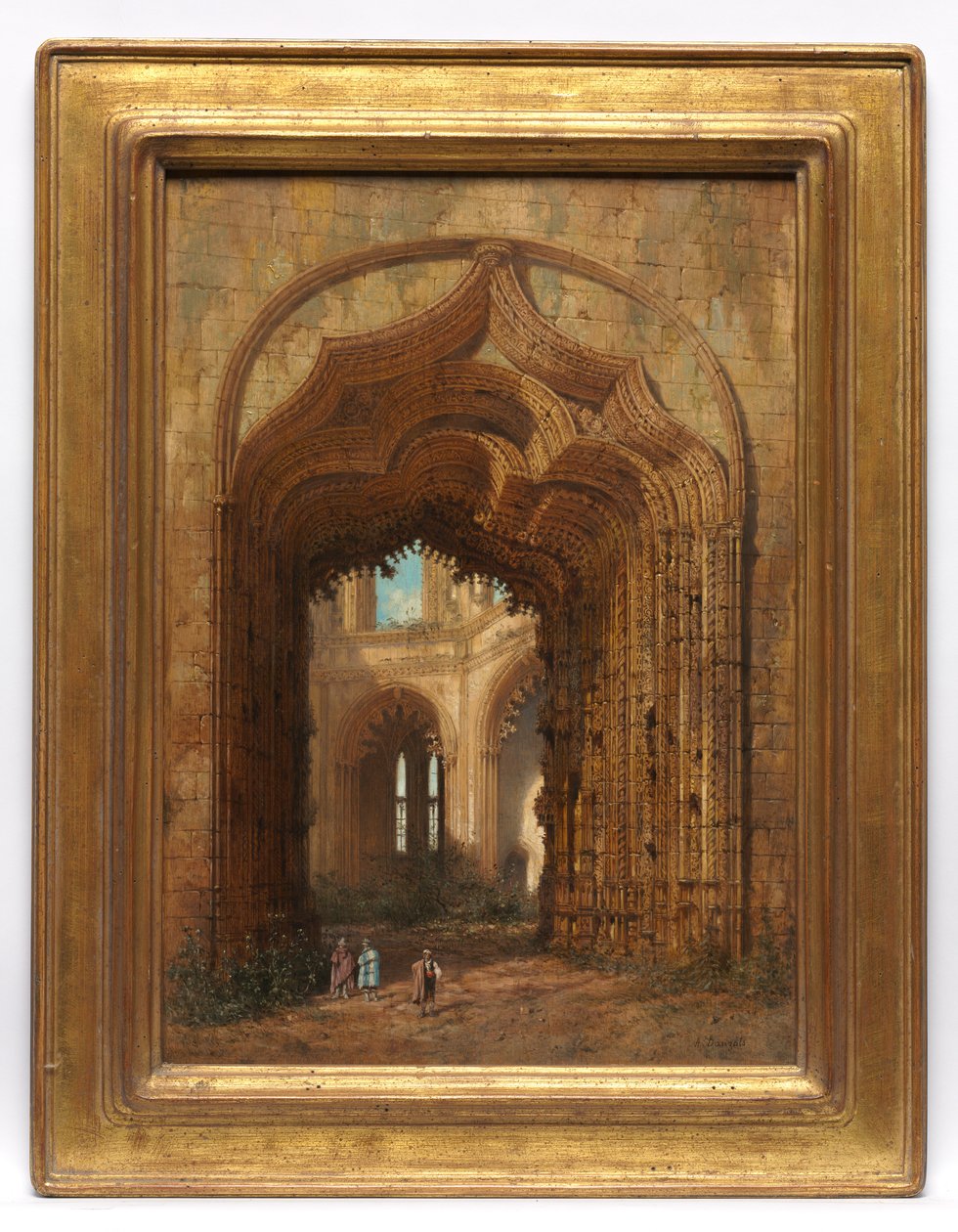 Romtemplom, c. 1840. alkotó: Adrien Dauzats