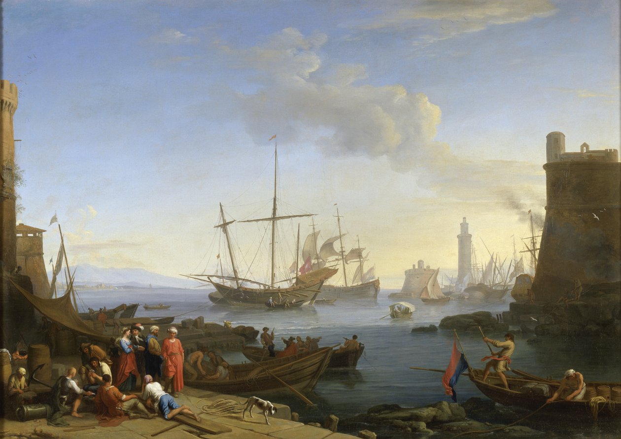 Tengeri kikötő, 1726 alkotó: Adrien Manglard