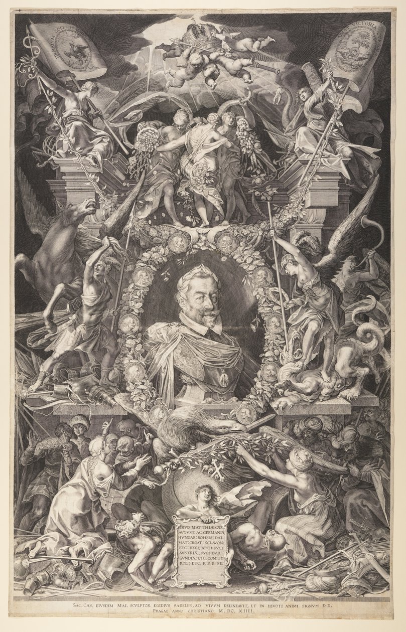 Mátyás császár alkotó: Aegidius Sadeler II