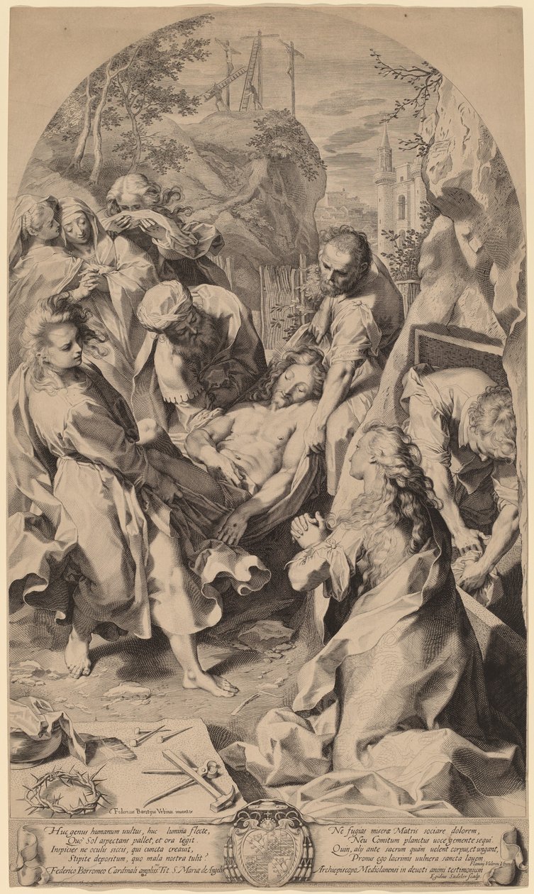 A síremlék alkotó: Aegidius Sadeler II after Federico Barocci