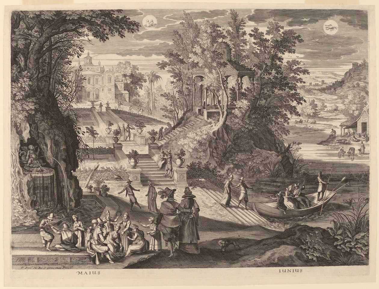 május és június alkotó: Aegidius Sadeler II after Paul Bril