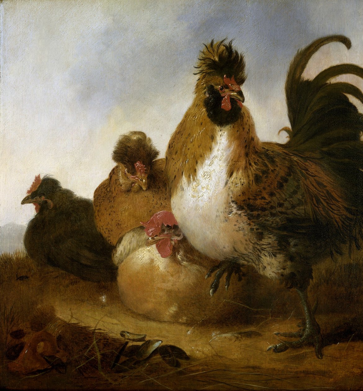 Kakas és tyúkok alkotó: Aelbert Cuyp