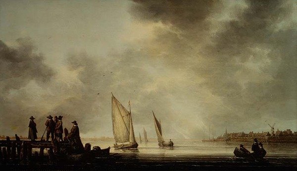 Folyói táj alkotó: Aelbert Cuyp