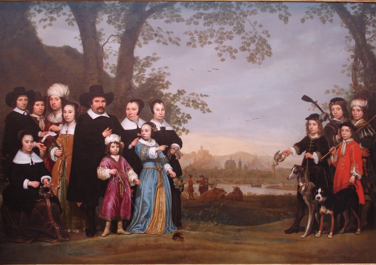 A Sam család portréja alkotó: Aelbert Cuyp