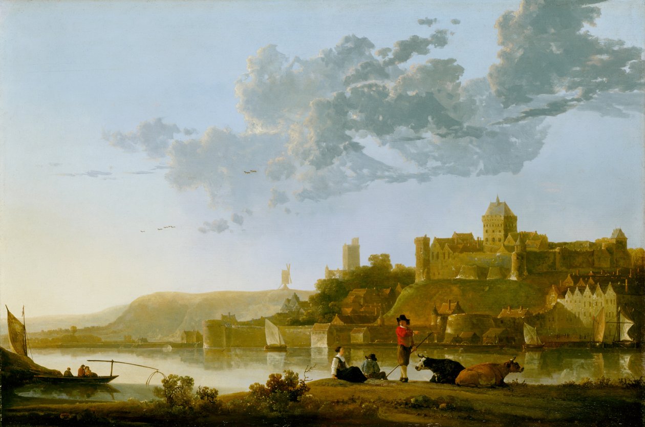 A Valkhof Nijmegenben alkotó: Aelbert Cuyp
