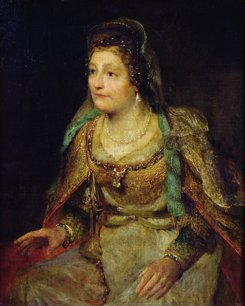 Női alak, 1680-90 körül alkotó: Aernt de Gelder