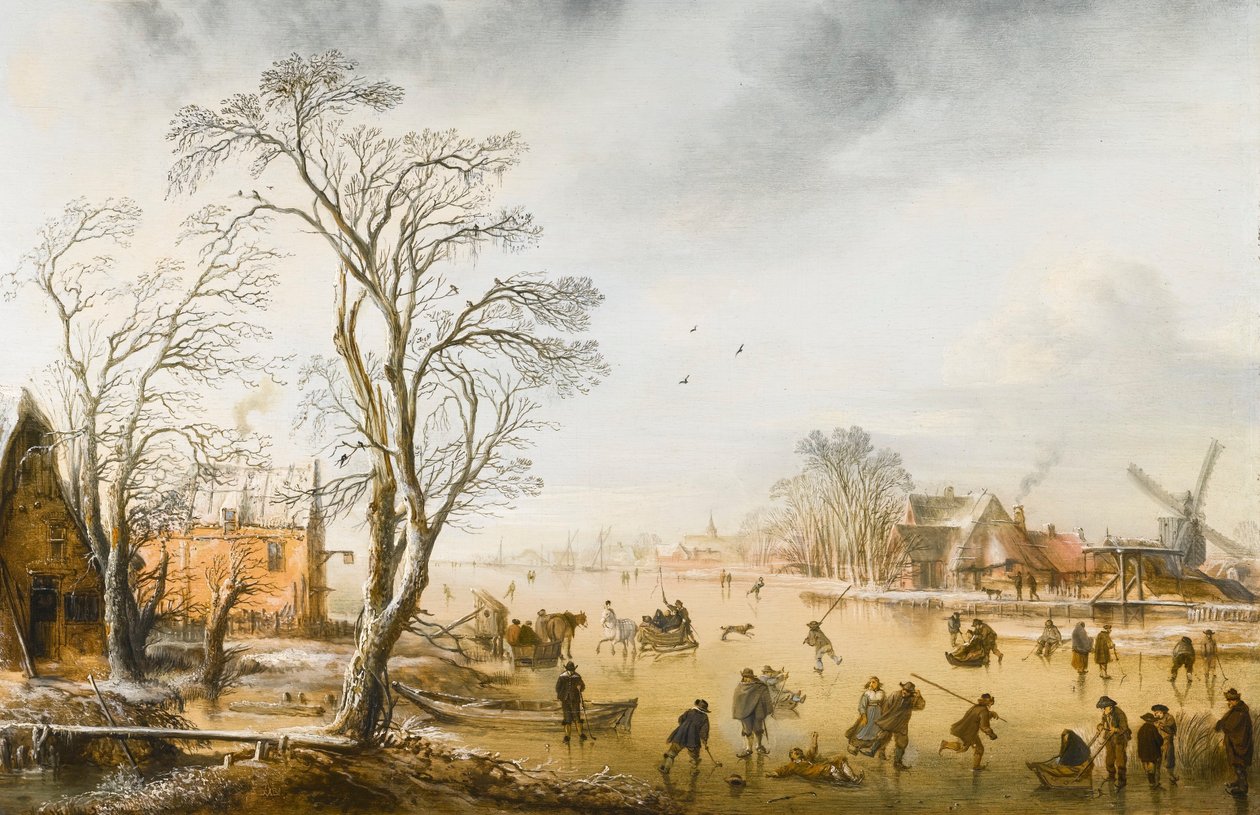 Téli táj alkotó: Aert van der Neer