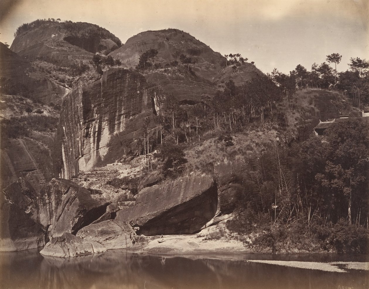 Hisiu-csúcs, kb. 1869. alkotó: Afong Lai