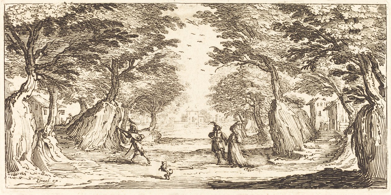 Tájkép alkotó: After Jacques Callot