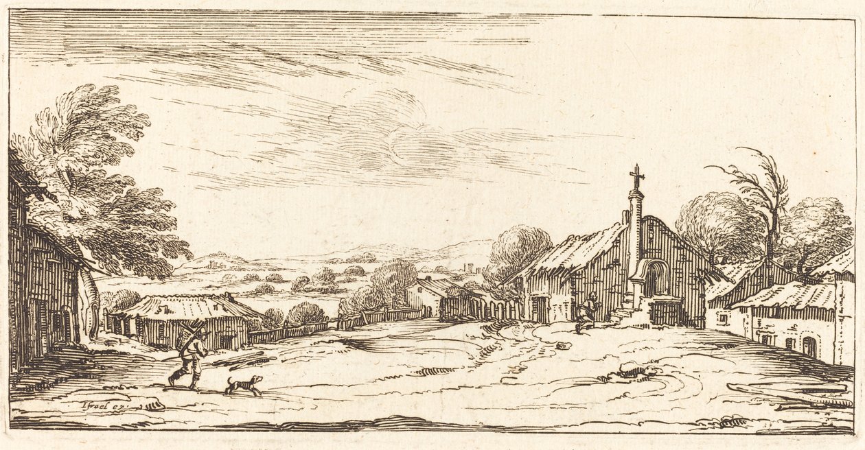 Tájkép alkotó: After Jacques Callot