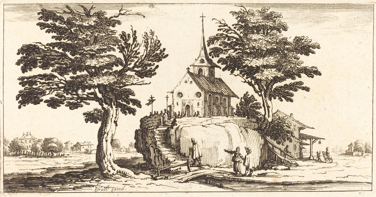 Tájkép alkotó: After Jacques Callot